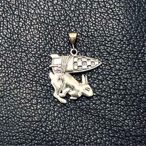 Sterling silver pendant - Lora Zombie exclusive - “rabbit bomber”